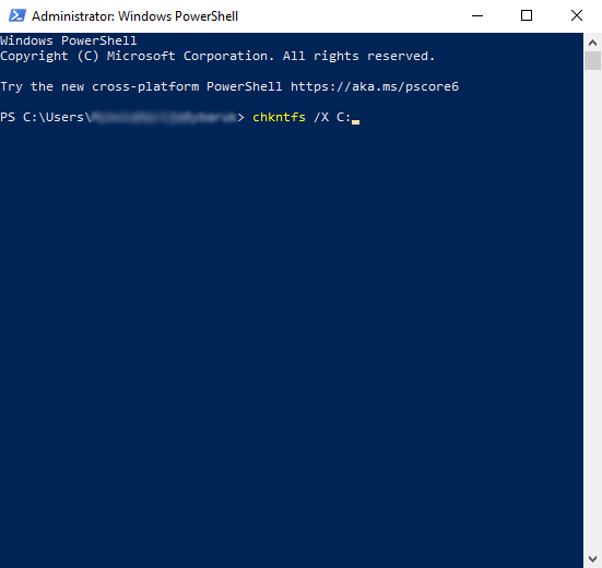 CHKDSK не може відкрити том для прямого доступу