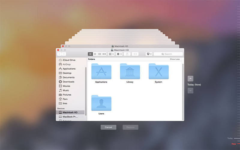 Recover deleted files using Time Machine Recover deleted files using Time Machine