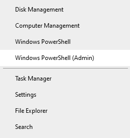 Відкриття Windows PowerShell (Адміністратор) Відкриття Windows PowerShell (Адміністратор)