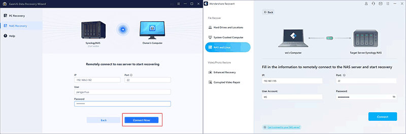 Data recovery from NAS Data recovery from NAS
