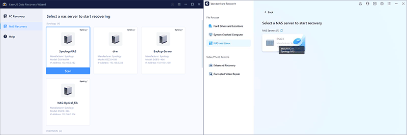 Data recovery from NAS Data recovery from NAS
