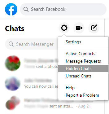 Як відновити видалені повідомлення у Facebook