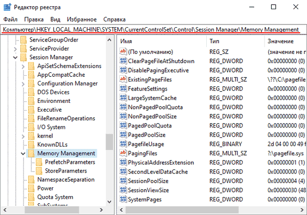 Registry address Registry address
