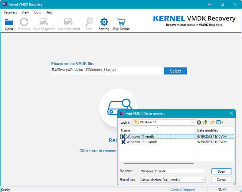Recover Data from VMDK Disks - RS Partition Recovery Recover Data from VMDK Disks - RS Partition Recovery
