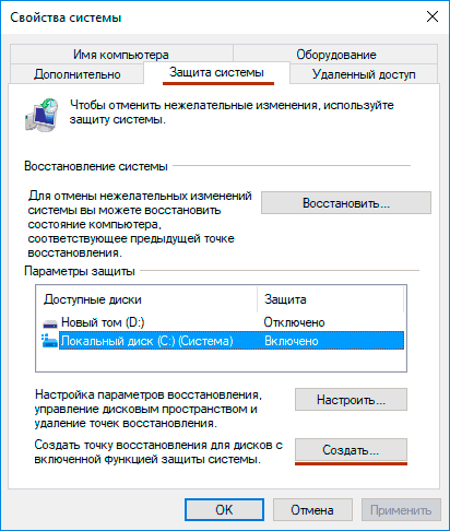 Точки відновлення Windows Точки відновлення Windows