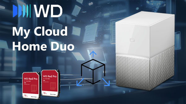 Просте відновлення WD My Cloud Home Duo 2-диски — безпечне відновлення RAID 1/0 Просте відновлення WD My Cloud Home Duo 2-диски — безпечне відновлення RAID 1/0